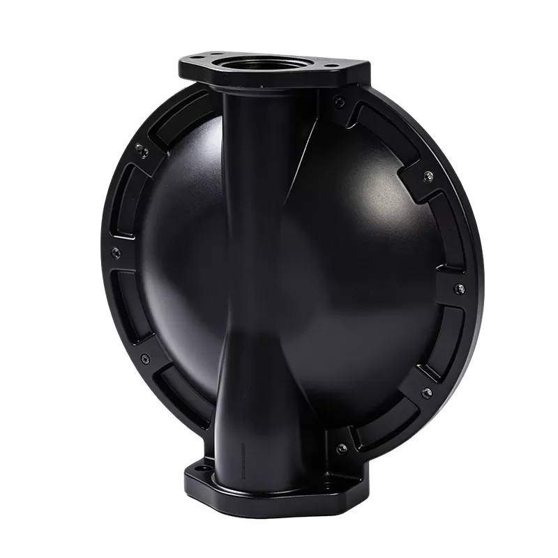 Aluminum Fluid Cap for Pneumatic Diaphragm Pump