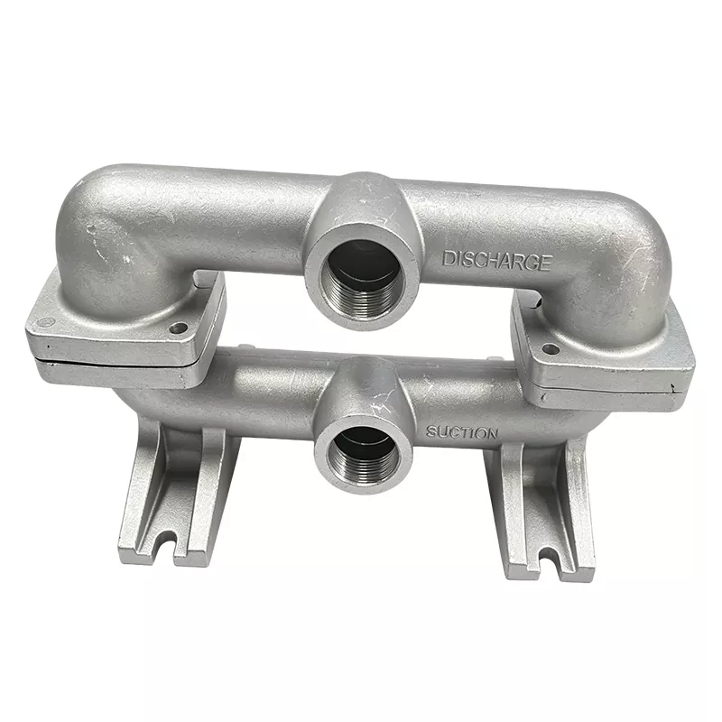 Aluminum Manifold Inlet Footed for Pneumatic Diaphragm Pump