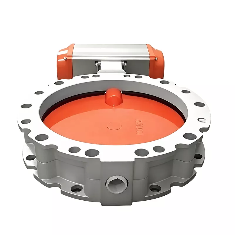 Aluminum Pneumatic Dust Butterfly Valve for Cement Silo