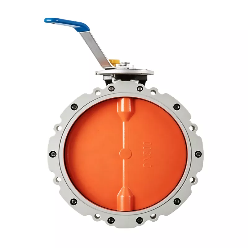 Single and Double Flange Manual Dust Butterfly Valve