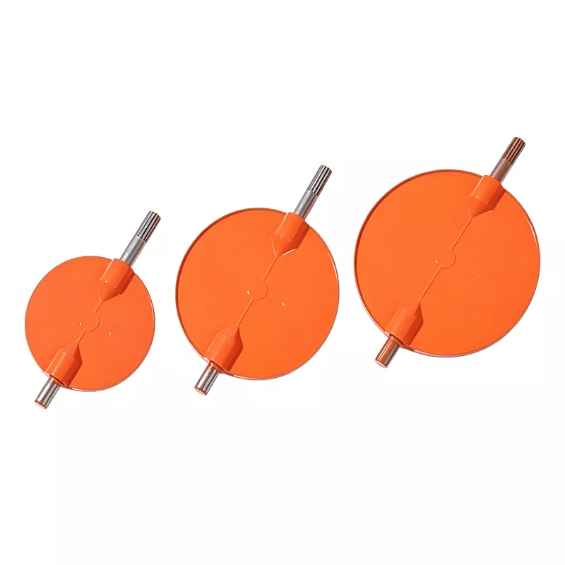 Single Flange Mixing Station Powder Butterfly Valve Plate